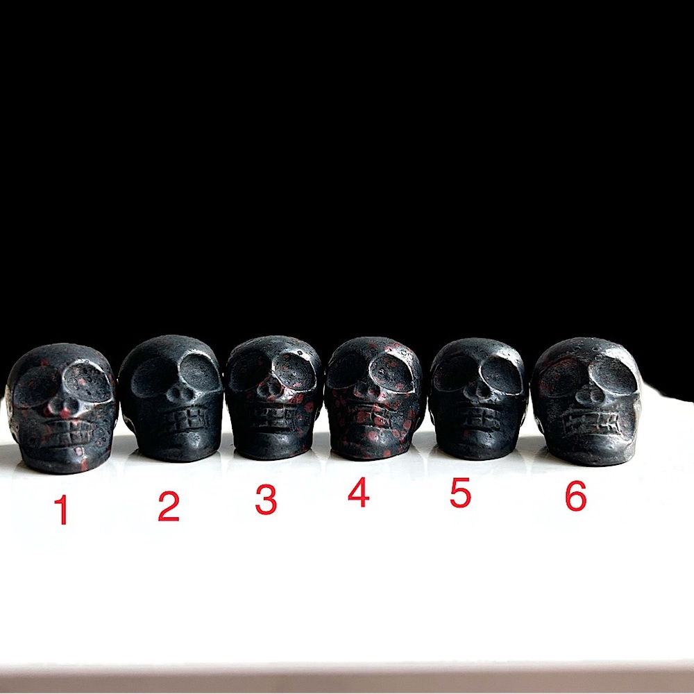 You choose!! Plum Blossom Jade Mini Skulls